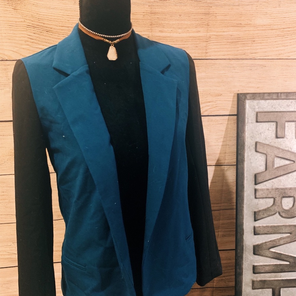 Black & Blue Blazer